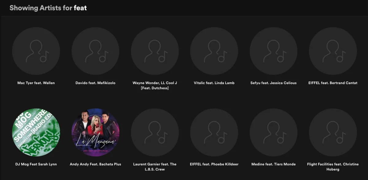 Spotify Compound Artist Errors